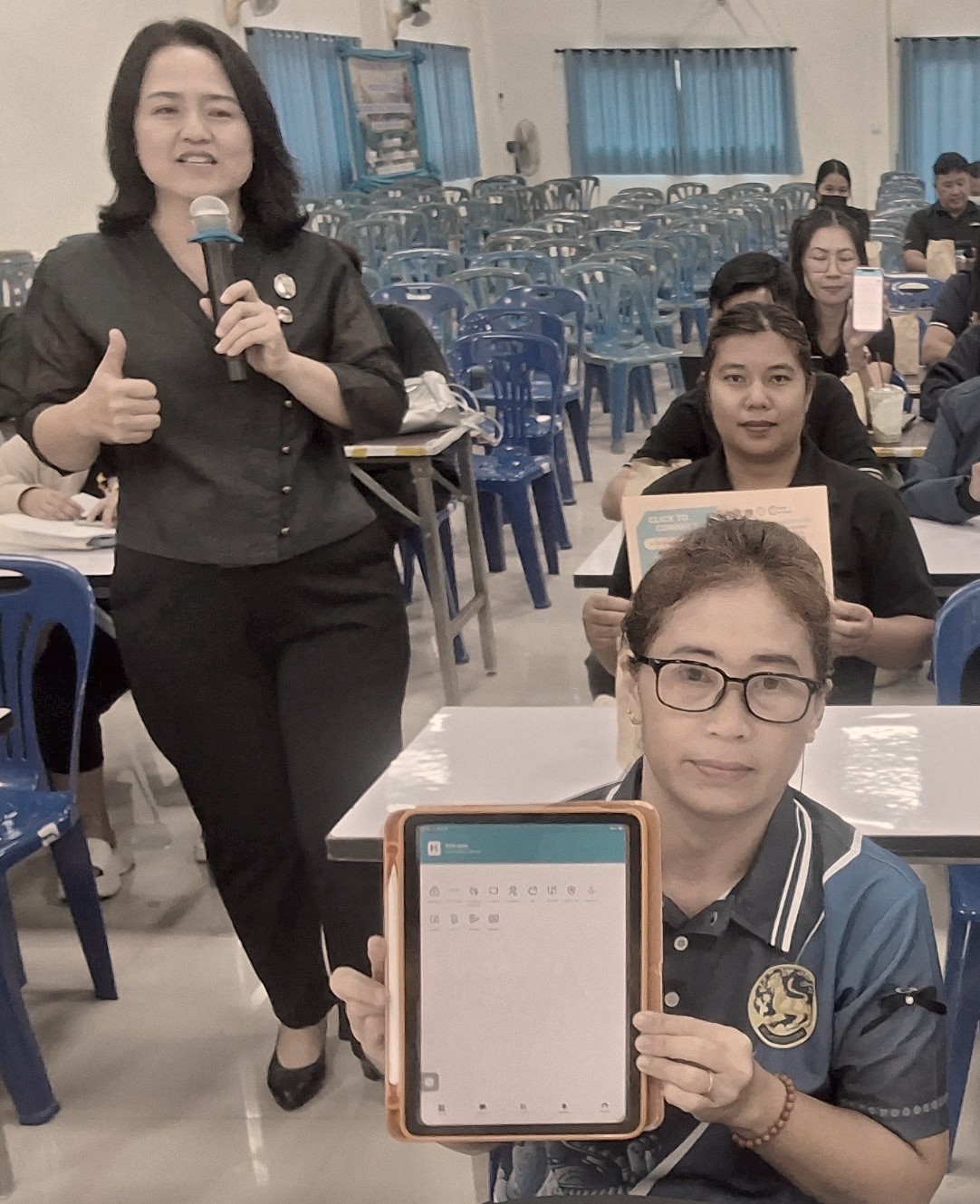 พช.พญาเม็งราย ประชาสัมพันธ์แอปพลิเคชัน Click ชุมชน