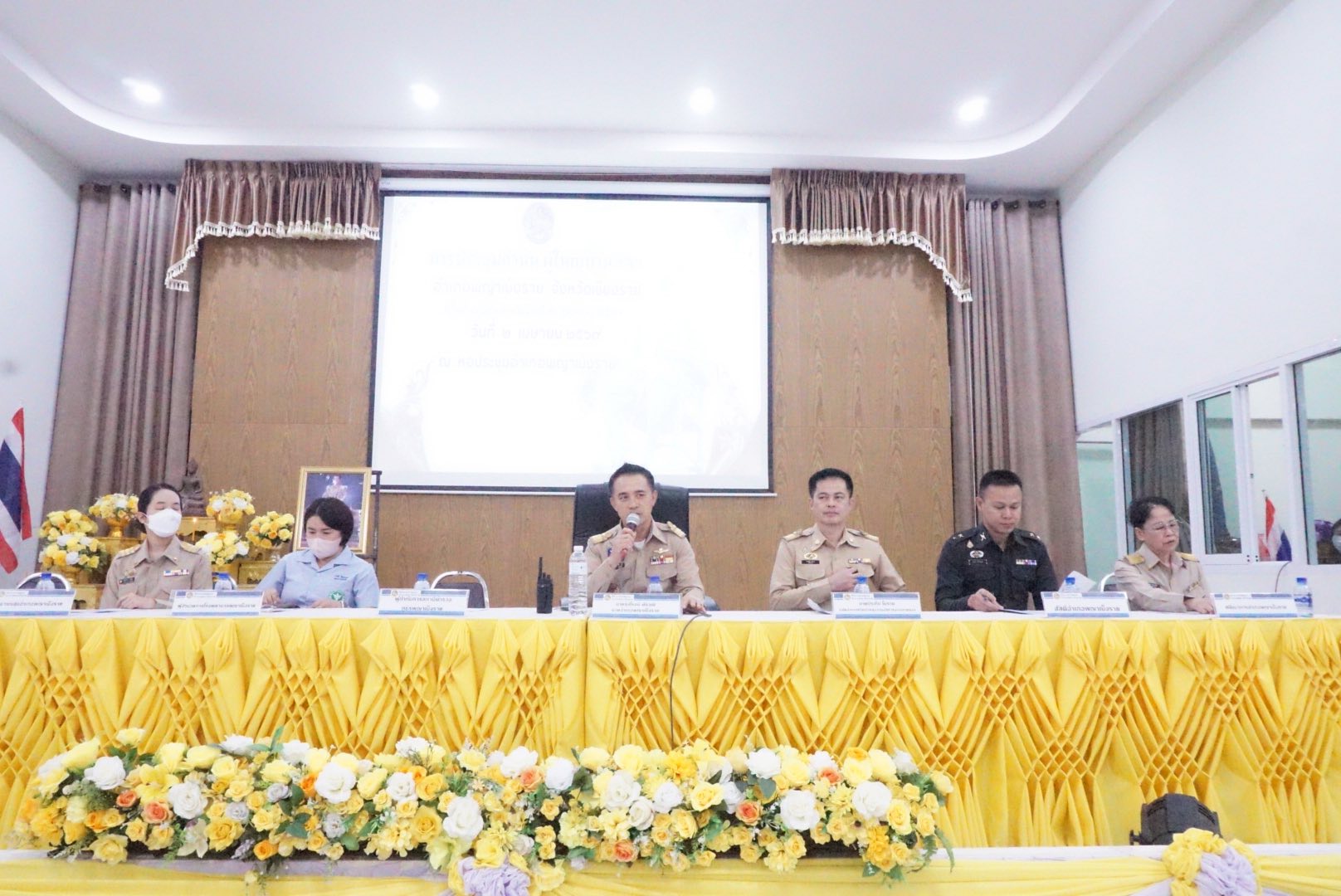 พช.พญาเม็งราย ร่วมประชุมกำนัน ผู้ใหญ่บ้าน ครั้งที่ 4/2569 