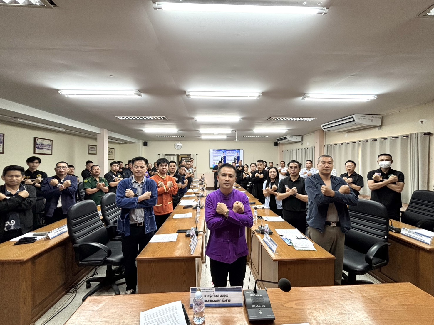 พช.พญาเม็งราย ร่วมกิจกรรมพบปะหารือข้อราชการ “สภากาแฟ” ครั้งที่ 8 ประจำปีงบประมาณ 2569 ร่วมประชุมคณะกรรมการบริหารงาน (กบอ.) อำเภอพญาเม็งราย และคณะกรรมการประจำ ศป.ปส.อ.พญาเม็งราย ครั้งที่ 5/2569