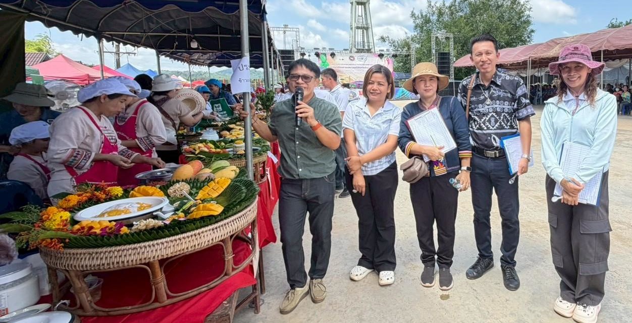 พช.พญาเม็งราย ร่วมโครงการส่งเสริมการท่องเที่ยวงานมะม่วงของดีตำบลแม่เปา ประจำปี 2569 และร่วมเป็นคณะกรรมการตัดสินการประกวดการแข่งขันข้าวเหนียวมะม่วง 