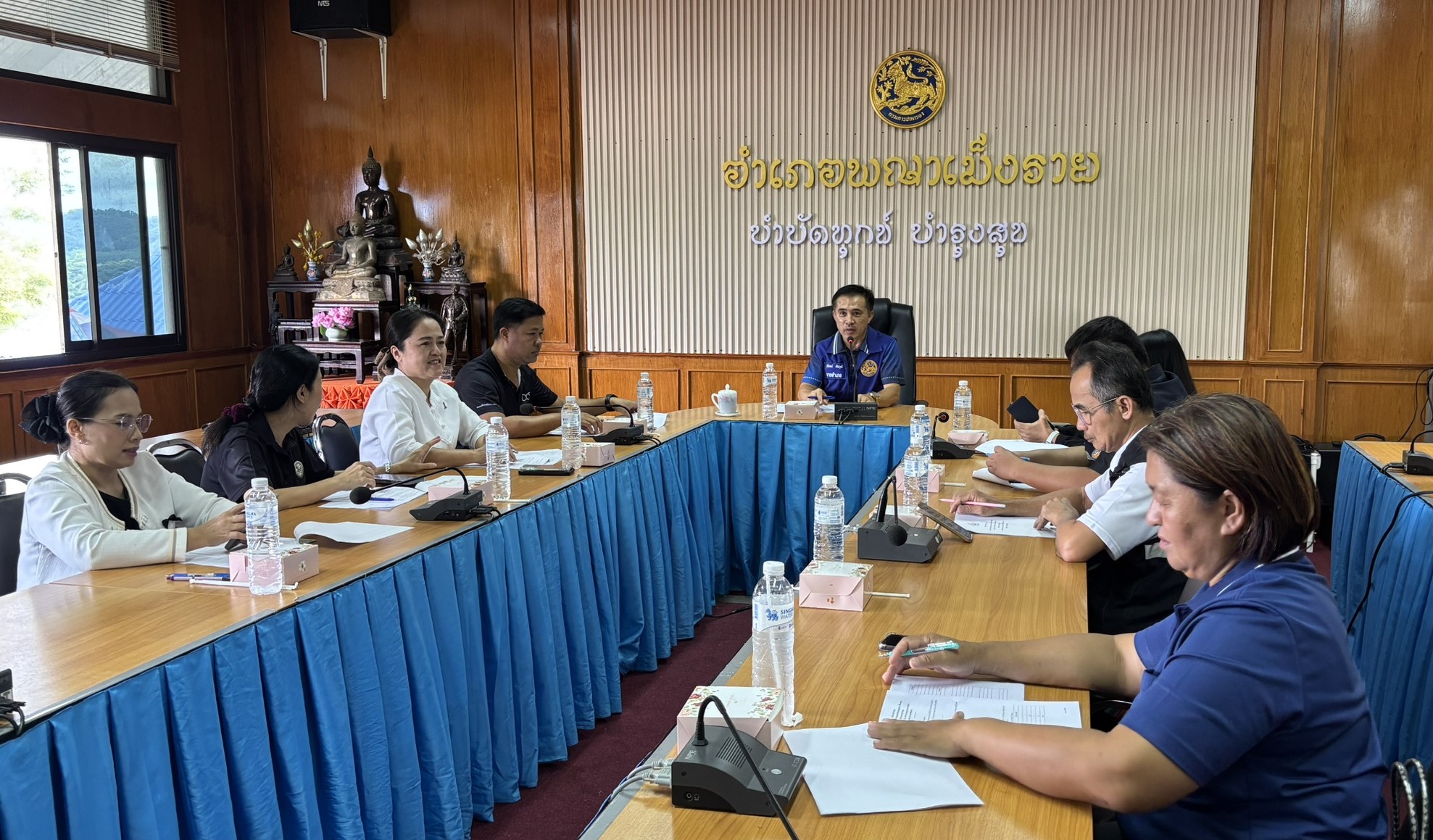 พช.พญาเม็งราย ร่วมประชุมคณะอนุกรรมการขับเคลื่อนและสนับสนุนการส่งเสริมวิสาหกิจชุมชน อำเภอพญาเม็งราย จังหวัดเชียงราย