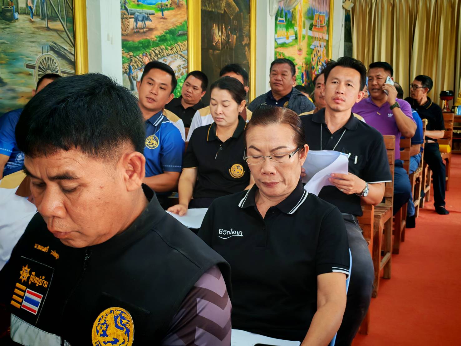 พช.พญาเม็งราย ร่วมประชุมซักซ้อมการต้อนรับรัฐมนตรีช่วยว่าการกระทรวงคมนาคม และซักซ้อมแนวทางการปฏิบัติงานตามโครงการทบทวนสิทธิสวัสดิการแห่งรัฐ