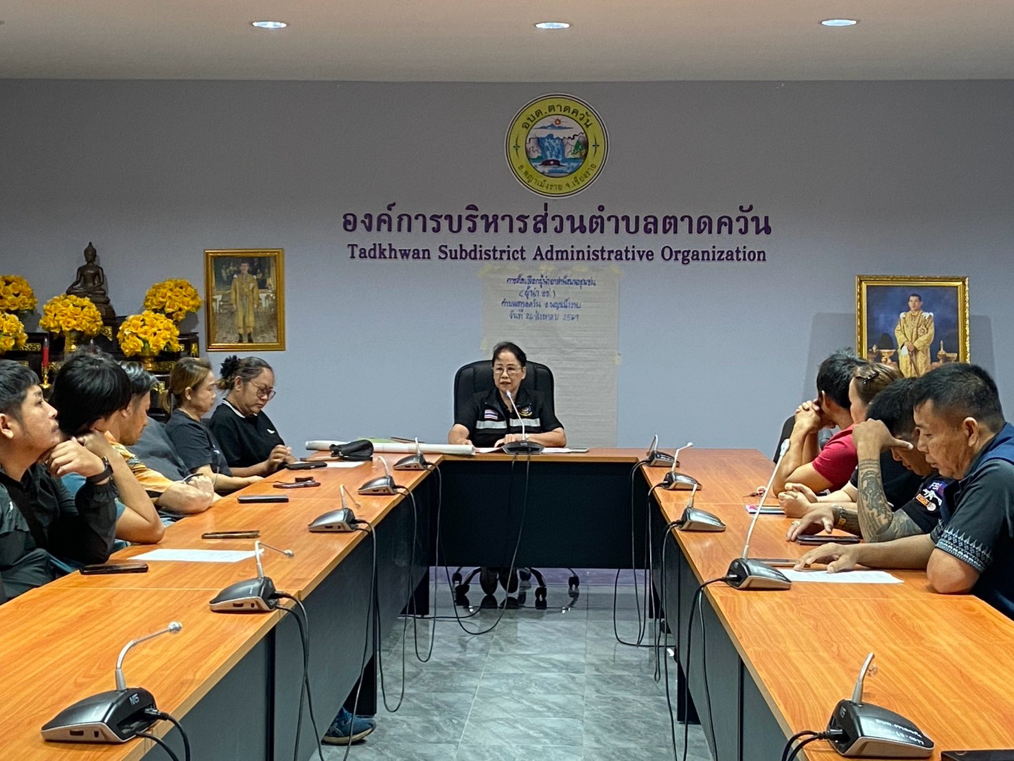 พช.พญาเม็งราย ดำเนินการคัดเลือกผู้นำอาสาพัฒนาชุมชน (ผู้นำ อช.) ตำบลตาดควัน